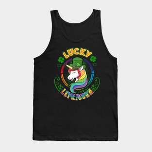 Lucky Lepricorn St. Patrick Kids Shirt Tank Top